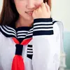 Noche de Baile Gato Uniforme Tentación Coro Estudiantil Uniforme de Clase Manga Larga Bufanda Roja Uniforme Estudiantil Uniforme Estudiantil Fabricante Mayorista
