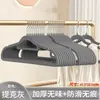 Percha de flocado semicircular antideslizante sin costuras para tienda de ropa, de doble uso húmedo y seco, percha curva para el hogar