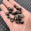Cuentas de ágata del Tíbet Cuentas sueltas de jade Cuentas de ábaco de tres ojos Pulsera Collar Accesorios Cuentas Fabricantes Venta al por mayor