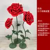 Arte de Papel Rosa Flores Artificiales Arreglos de Flores Falsas Ramilletes Decorativos Arreglos de Flores Gigantes Rosas Gigantes