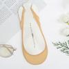 Calcetines de Media Palma Acolchados de Seda de Hielo Fina de Verano Ins Tacones Altos Calcetines Invisibles Calcetines de Talón de Silicona Antideslizante para Mujer