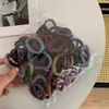 Diadema elástica alta cuerda para el pelo al por mayor nueva goma elástica cuerda para el pelo cuerda para el pelo color otoño e invierno coleta alta mujeres