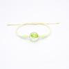 Cuentas de Pegamento de Cristal Pulsera de Flor Real para Niña Flor Seca Narciso Estudiante Novia Pulsera Flor de Cerezo Hecho a Mano Joyería Simple