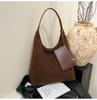 Bolsa de Felpa Perezosa Estilo Coreano Transfronteriza para Mujer 2024 Nueva Bolsa Tote de Invierno Tamaño Grande Versátil Bolsa de Hombro para Viajes