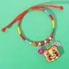 Pulseira de Corda Colorida do Festival do Barco-Dragão para Crianças e Bebês Pequenos Bolinhos de Arroz Corda Vermelha Saco de Tigre Tecido à Mão Pulseira Atacado