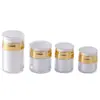 En Stock 15g 30g 50g 100g Frasco de Crema al Vacío de PS Tarro de Crema al Vacío Botella Rellenable Tarro Airless