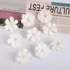 Nova Cabeça de Flor de Cerejeira de Três Camadas DIY Flor Simulada Guirlanda Decorativa Parede de Flores Design de Flores de Casamento Flor Simulada