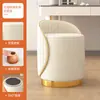 Silla de Maquillaje para Habitación de Niñas, Silla de Tocador Simple, Taburete Redondo de Lujo Ligero de Alta Gama para Manicure, Celebridad de Internet, para Uso en Casa