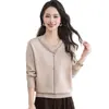Colección Otoño/Invierno 2026 transfronteriza: suéter tejido elegante y casual de corte holgado con mangas largas, perfecto para mamás