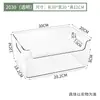 Caja de almacenamiento de plástico transparente con tapa, a prueba de polvo, para cocina del hogar, snacks y organización de ropa, hecha de material PET engrosado