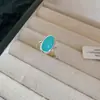 Serenidad de Té Blanco, Anillo Abierto Irregular de Perla Tejido Plegado, Anillo de Dedo Índice de Lujo Ligero de Gama Alta, Accesorio de Mano de Moda