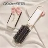 Peine Masajeador Plegable Portátil con Airbag, Espejo de Maquillaje Portátil, Espejo Peine Todo en Uno de Doble Propósito, Peine Especial para Alisar el Cabello con Cojín de Aire para Mujeres