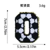Parches de bordado digital para toallas, insignias bordadas, parches para ropa de la serie de fútbol, rugby y baloncesto más vendida transfronteriza