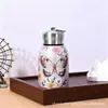Taza Térmica Mini Chubby con Estampado de Tendencia Nacional, Taza Térmica Portátil Ecológica para Mujer, Elegante Taza de Bolsillo Mate
