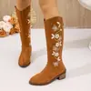 Botas altas estilo Martin para mujer, estilo británico, botas western, modernas y geniales, adelgazantes, a la moda y únicas, botas por encima de la rodilla