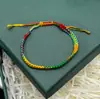 Pulsera del Festival del Bote del Dragón Pulsera Pequeña de Zongzi para Niños Cuerda de Cinco Colores Tejida a Mano Estilo Chino Colgante de Cuerda Roja Joyería de Mano Venta al por Mayor