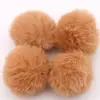 Bola de Pelo de Coelho Sintético 4,5cm Roupas Sapatos Chapéus Acessórios de Pelo Sintético Presilha de Cabelo DIY Pequenos Acessórios de Bola de Pelo Pom-Pom