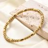Amazon Transfronterizo Nuevo Estilo Europeo y Americano Pulsera de Bambú de 5 mm Acero Inoxidable Oro de 18 Quilates Pulsera Simple Versátil Venta al por Mayor Caliente
