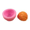Molde de Silicona para Decoración de Velas de Arcilla Aromaterapia Chocolate Fondant Pastel con Forma de Bola de Helado Simulación Transfronteriza
