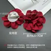 Flor de Rosa de Tela de Burbujas Arrugada de 7 CM Flor de Remolino Flor Hecha a Mano Tridimensional Flor DIY Faldas Zapatos Sombreros Bolsos Accesorios