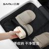 Zapatillas de Viaje Plegables Sanli No Desechables para Mujer Portátiles de Viaje Antideslizantes Playa Hombres Viaje de Negocios Hotel Baño