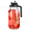 Amazon Jarra de Mason Graduada de Gran Capacidad 64oz 32oz Filtro Cafetera de Hielo Jarra de Agua con Asa Olla para Cold Brew