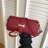 Primavera Hermoso Bolso de Axila 2025 Primavera y Verano Estilo Coreano Simple y Elegante Bolso Cuadrado Pequeño de Alta Gama Bolso Bandolera de Un Solo Hombro para Mujer