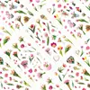 Paquete de Pegatinas Tulipán Floral Transparente Elegante PET Flores de Plantas Realistas Impermeables Decorativas Material para Diario Pegatinas