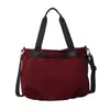 Bolsa Tote Grande de Gran Capacidad Casual Simple Portátil Bolso de Hombro Plegable de Moda Versátil Bolso Cruzado Ligero para Estudiantes Mujeres