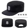 Gorra de Guardia de Seguridad, Gorra de Entrenamiento de Malla Completa y Media Malla, Gorra con Visera Negra Ajustable, Gorra de Guardia de Seguridad para Entrenamiento Militar, Malla Transpirable