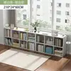 Estante, prateleira de armazenamento de piso, estante divisória semi-fechada para quarto ao lado da cama, armário de armazenamento, armário de grade, armário de oito compartimentos