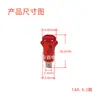 Luz de Señalización LED de Cabeza Plana Mdx-14A Plástico a Presión Rojo, Verde y Amarillo Indicador de Luz Eléctrica para Equipos Pequeños
