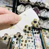 Pendientes Geométricos con Estampado de Leopardo Retro Otoño e Invierno Franceses, Pendientes de Botón de Lujo Ligero de Gama Alta, Pendientes de Diseño de Moda Únicos con un Toque de Nicho