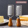 Madera de Acacia Acero Inoxidable 304 Mini Rallador de Queso Rallador de Queso Vertical Doméstico Gadget de Cocina Rallador de Limón