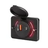 Carregador de Carro Quadrado Sem Furo para Modificação de Carro Transfronteiriço Carga Rápida Qc3.0 12V24V com Interface Pd de 30W