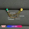 Serie de Cadenas para Oreja de Aleación de Titanio Juxianjia F136 Perla/Zirconia Cadena para Hélice de Oreja Ensamblada a Mano Joyería para Perforación