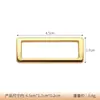 Hebilla Japonesa de Tres Velocidades Transfronteriza Hebilla Cuadrada de Aleación de Zinc 2.5cm Hebilla Ajustable Cinturón de Gama Alta Ropa Equipaje