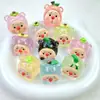 Fruta com Glitter 3D Geleia DIY Cola de Creme Resina Acessórios Artesanal Live Stream Saco Surpresa Paisagem Miniatura Decoração de Mesa Carro