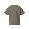 Camiseta de Manga Corta de Color Sólido de Tendencia Nacional Estilo Japonés Rumeng para Hombre, Verano con Bolsillo Estilo Cityboy Holgada de Cuello Redondo Casual de Media Manga