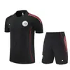 2526 Real Madrid Manga Corta Miami Uniforme de Entrenamiento Adulto Manga Corta Uniforme de Fútbol Transpirable Nápoles Traje de Manga Corta
