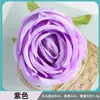 Flores artificiales de tono morado, abanico de novia, linterna de festival, pasador DIY, birrete de graduación, kit de materiales para tocado