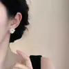 Presilhas de Orelha Estilo Coreano Sem Furo, Brincos com Design Estiloso para Mulheres, Presilhas de Osso da Orelha com Borboleta e Pérola de Franja Longa, Alto Padrão