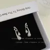 Pendientes Irregulares de Plata con Diamantes Completos en Forma de Gota de Agua para Mujer, Únicos, Nuevo Estilo 2025, Pendientes Explosivos, Lujo Ligero, Pendientes de Gama Alta