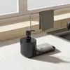 Caja de jabón para encimera de cocina, escurridor de trapos de acero inoxidable, dispensador de jabón, escurridor de detergente de prensa manual, venta al por mayor del fabricante