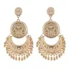 Comercio Transfronterizo Europeo y Americano Estilo Étnico Bohemio Pendientes Huecos Tallados Retro para Mujer Mayorista de Joyería Amazon Dubái