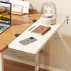 Placa de Extensión para Escritorio, Soporte Plegable de Expansión sin Taladro, Estante de Almacenamiento de Placa de Extensión para Ampliar y Ensanchar Escritorio de Computadora de Oficina