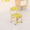 Silla de Jardín de Infancia Silla Infantil con Respaldo Escritorio y Silla de Plástico Aprendizaje en Casa Entrenamiento Silla Elevable Apilable Silla de Color