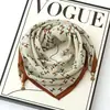 Bufanda Cuadrada Nueva de Hebilla Magnética para Primavera y Otoño Bufanda de 70% Algodón y Lino Bufanda Collar Bufanda para Mujer Venta al por Mayor