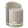 Banqueta de Maquiagem Nórdica para Uso Doméstico, Banqueta de Penteadeira, Acessório de Foto da Moda, Cadeira de Luxo Leve para Sala de Estar, Banqueta Redonda Baixa Simples para Manicure