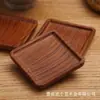 Posavasos creativo de madera maciza Alfombrilla para café Bandeja de té de madera maciza japonesa Bandeja para tazas Alfombrilla de té Bandeja de té de madera